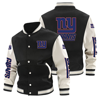 Veste en jean ample de style sportif pour étudiant, grande taille, série européenne et américaine, édition fan d'équipe, imprimée, printemps, streetwear standard