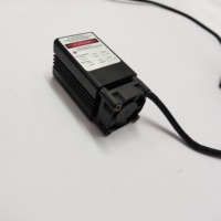 Nouveau module de diode laser verte haute puissance Ismartlaser 520nm <300mW, point, ligne, mise au point réglable, ventilateur de refroidissement, DC12V, garantie 1 an