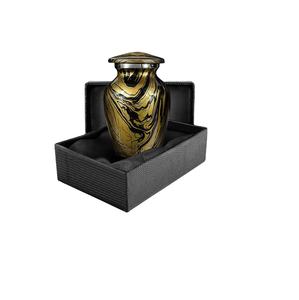 Urna Funeraria de Estilo Americano Hecha a Mano en Aluminio Fundido, Urna de Servicio de Metal de Latón de Venta Caliente - Product Image 1