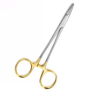 Iris Needle Holder Stainless Steel Manual Premium Quality General Surgery By Grip Surgical - Product Image 1