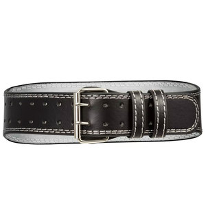 Ceinture de musculation en cuir véritable souple personnalisée, design professionnel réglable, entraînements quotidiens en salle de sport, sécurité en matière de fitness - Product Image 3