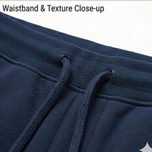 Pantalon de survêtement pour homme, coupe ample, taille ajustable, matière douce, parfait pour les voyages et les activités quotidiennes - Product Image 4