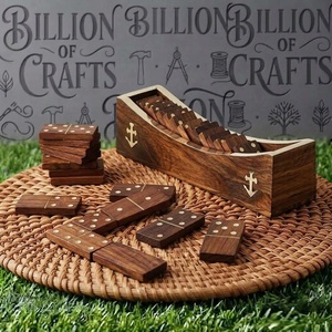 Juego de Dominó de Madera, Juego de Mesa Tradicional, Regalo Artesanal - Product Image 4