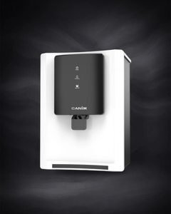 Purificador de agua CANIX blanco con cobre alcalino, sistema de ósmosis inversa (RO), LED, controlador de zinc y TDS, almacenamiento de 9L, diseño de apertura frontal fácil. - Product Image 3