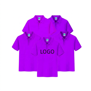 Polo à manches courtes pour homme 100% coton, couleur unie, respirant, coupe classique, décontracté, avec logo imprimé sur le devant - Product Image 3