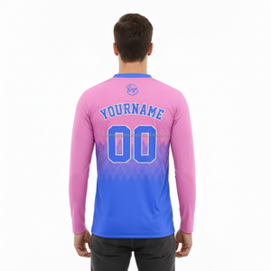 เสื้อยืดแขนยาวพิมพ์ซับลิเมชันสำหรับเสื้อผ้าพิมพ์ลายออกแบบได้ตามต้องการสั่งซื้อจำนวนมากทางออนไลน์ - Product Image 4