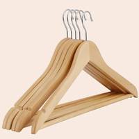 Cintres modernes de luxe en bois, cintres en bois faits à la main, cintres en bois avec crochets en fer, cintres pour l'organisation et le rangement à domicile