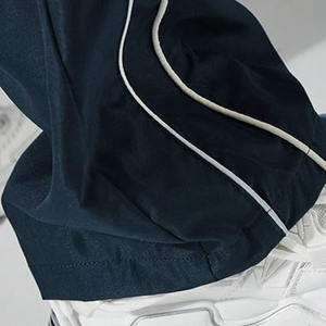 Pantalones Cargo de Poliéster para Hombre, Diseño Holgado a Cuadros, Estilo Casual, con Decoración de Patrones, Pierna Recta, Personalizados OEM - Product Image 6