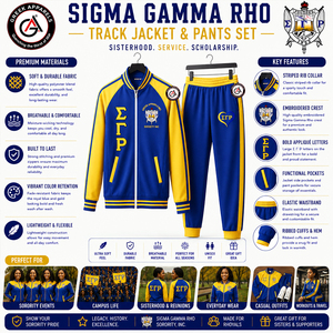ชุดวอร์มผ้าฟลีซปักลาย Sigma Gamma Rho Sorors สำหรับผู้หญิง ผลิตจากผ้าฝ้าย 100% เป็นมิตรต่อสิ่งแวดล้อม |   ชมรมนักเรียนหญิงเอสจีอาร์ ปักลายแบบสั่งทำพิเศษสำหรับสุภาพสตรี - Product Image 5