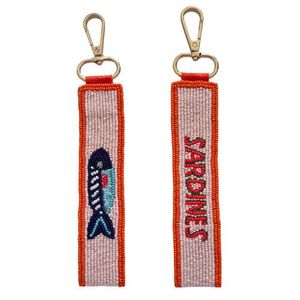 พวงกุญแจรูปดอกลิลลี่แบบปรับได้พร้อมซิปประดับลูกปัด KANT K ดีไซน์สวยงาม ทำด้วยมือ เหมาะสำหรับตกแต่งกระเป๋า ของขวัญสุดเก๋ - Product Image 3