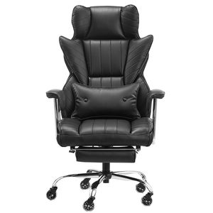 Sedia da Ufficio Girevole Direzionale con Cuscino Lombare e Braccioli Rimovibili, Capacità 180 kg, Ergonomica e Resistente - Product Image 3