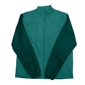 Veste de course en polyester unie pour homme, col montant, fermeture éclair, coupe-vent, décontractée, pour l'automne, coupe classique - Product Image 3