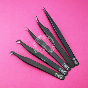 ชุดแหนบต่อขนตาแยก90องศาทำจากสแตนเลสสำหรับมืออาชีพ - Product Image 1