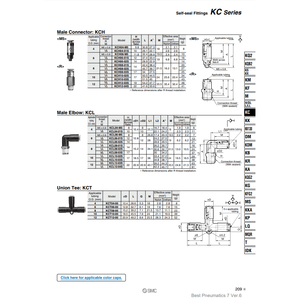 SMC Pneumatics KCT04-00 Raccords auto-scellants Pièces pneumatiques haut de gamme - Product Image 1