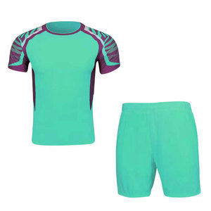 Uniforme de Tenis para Hombre al por Mayor, Ropa de Tenis de Primera Calidad 100% Poliéster para Hombre, Conjunto Profesional de Camiseta y Pantalones Cortos de Tenis - Product Image 1