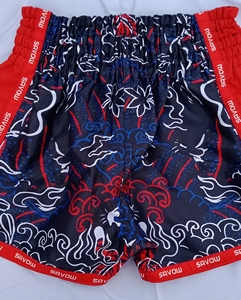 Savow Fight Wear Muay Thai Boxing Embroidery Martial Arts MMA Clothing Fight <b>Grappling</b> Kickboxing <b>Shorts</b> - Product Image 3
