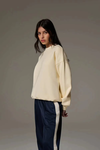 High Quality Women Sweatshirt Oversized Fleece Hoodie Crewneck Casual Streetwear Gym Wear OEM ODM Supplier - Product Image 4