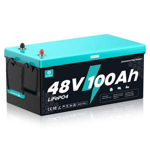 แบตเตอรี่ 48V 100Ah 5.12kWh LiFePO4 เกรด EV เซลล์เกรด A 6000 รอบการใช้งาน 100A BMS ป้องกันการชาร์จเกิน ป้องกันความร้อนเกิน สำหรับโซลาร์บ้าน - Product Image 1