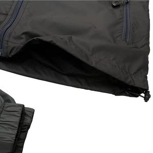 Conjunto Deportivo Impermeable para Hombre, 100% Poliéster, Cortavientos, Diseño Personalizado, Ropa Deportiva de Invierno con Capucha y Estampado - Product Image 4