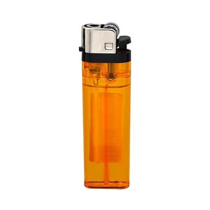 Briquet USB en métal coupe-vent rechargeable, écologique, à flamme réglable, avec logo personnalisé, pour le camping - Product Image 2