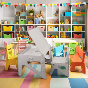 Nouvelle table d'activités LEGO en contreplaqué de pin américain de qualité supérieure pour les chambres d'enfants, les zones de jeux et les coins lecture - Product Image 4