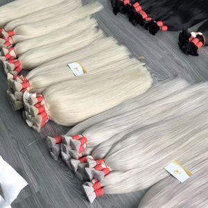 Cabello Remy Vietnamita Natural Liso de Primera Calidad Minh Khang, Cabello Virgen Sin Procesar de Lujo, 100g, Proporción de Cabello Más Largo 60% - Product Image 1