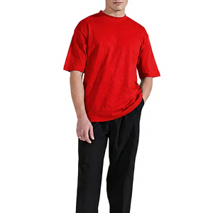 T-shirt ample et respirant 100 % coton, 250 g, coupe large BF, pour homme, vente en gros - Product Image 5