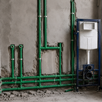 Matériaux de construction composites à 3 couches certifiés ISO CE PN20 PN25 résistant à haute pression pour la construction, tuyau en fibre de verre PPR