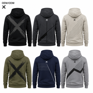 Sudadera con Capucha X Sports City para Hombre, Personalizada, de Algodón y Poliéster, 360 GSM, con Acabado y Diseño Simple y Gráfico, con Estampado Reflectante - Product Image 2