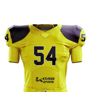 Hot Selling American Football Uniform Sports Wear Sublimation Printed American Football Uniform For Sale - Product Image 4