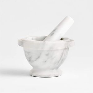 Eco Friendly Marble Mortar And Pestle Set For <b>Grinding</b> Organic Spices Herbs Seeds And Preparing Fresh <b>Paste</b> - Product Image 5