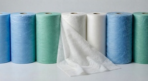 Tissu non tissé à air chaud ADL, couche supérieure respirante, résistante à l'eau, 100% fibre ES, rouleau hydrophile pour couches bébé et serviettes hygiéniques - Product Image 2