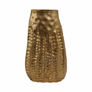 Vase de table Wild Bloom fait main, finition dorée, design moderne, en bronze, décoration de mariage, minimaliste et élégant - Product Image 5