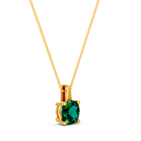 Pendientes de Oro Sólido de 14K, 9K, 10K y 18K con Piedra Preciosa de Laboratorio de 2 Quilates, Certificados por IGI, Fabricante de Joyería Fina Ética, Venta al por Mayor, RJC OEM ODM
