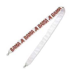 สายกระเป๋าปักลาย Boomer Sooner สีขาว ตัวอักษรสีแดง รูปทรงสี่เหลี่ยมผืนผ้า วัสดุโพลีเอสเตอร์ ทำด้วยมือ - Product Image 4