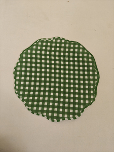 แผ่นรองจานผ้าฝ้ายสีเขียวอ่อนลายดอกไม้แบบควิลท์บาง  แบบกลับด้านได้ ทันสมัย ปรับแต่งได้ ซักเครื่องได้ - Product Image 5