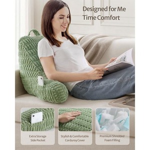 TERRALOOM GLOBAL High Quality Memory Foam Summer Cooling Fabric Removable Washable Flame Retardant Anti-Dust <b>Reading</b> Bed <b>Pillow</b> - Product Image 2