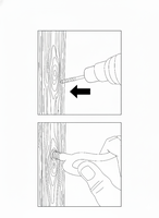 Support pour balai et serpillière en acier et PVC écologique robuste, crochet de rangement pour vélo avec fixation murale en bois et en cloison sèche