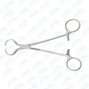 Fórceps de sujeción de hueso quirúrgico de acero inoxidable, los mejores fórceps de sujeción de hueso reutilizables, herramientas de instrumentos médicos quirúrgicos Lowman Hoglund - Product Image 4