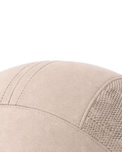 Men Beige Mesh Panel Sports <b>Cap</b> Breathable Lightweight Adjustable Summer Running Training Outdoor Baseball Hat For Men Use - Product Image 4