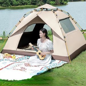 Tenda da Campeggio Istantanea per 2 Persone con Veranda Zanzariera, Tenda Familiare Portatile per Escursioni e Viaggi all'Aperto - Product Image 2