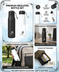 ขวดน้ำโลหะพิมพ์ลายศิลปะพระกฤษณะสำหรับเด็ก - ผลิตภัณฑ์สำนักงานเพื่อการส่งเสริมการขายสำหรับวันแม่ - Product Image 3