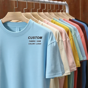 เสื้อยืดคอกลมแขนสั้นผ้าฝ้าย 100% แบบเรียบง่ายสำหรับทุกเพศ  รับสกรีนลายตามสั่ง ขายส่ง - Product Image 1