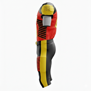 Uniforme de Fútbol Americano Personalizado de Alta Calidad |   Camiseta Deportiva Unisex de Manga Corta con Nombre y Color del Equipo Personalizados, Servicio OEM - Product Image 5