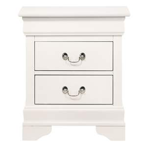 Comodino bianco tradizionale elegante - Product Image 2