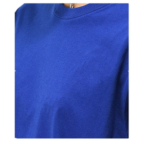 Camiseta Casual de Verano de Manga Corta con Bordado Plano Transpirable para Mujer, Cuello Redondo, Mezcla de Lino y Algodón, Fresca y Ligera - Proveedor Mayorista - Product Image 4