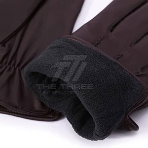 Custom Made Design Low Price Winter Leather <b>Gloves</b> Breathable <b>Touchscreen</b> Keeping Warm High Quality Top Selling Wholesale Men - Product Image 3
