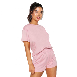 Conjunto de Camiseta y Pantalones Cortos Deportivos Extra Grandes para Mujer, Ropa Urbana de Talla Grande con Estampados para Primavera - Product Image 1