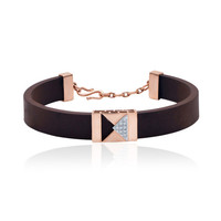 Bracelet de luxe pour homme Zota Jewel en or rose 14 carats avec pierres cultivées en laboratoire - Bijoux pour cadeau et fête