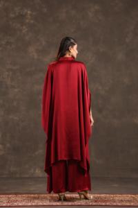 <b>Kaftan</b> <b>Top</b> with Pant Maroon - Product Image 6
